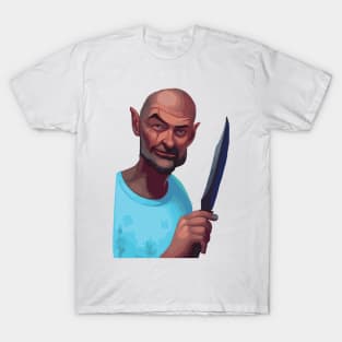 Lost John Locke portrait T-Shirt